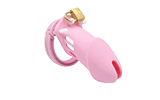 Pink chastity cages