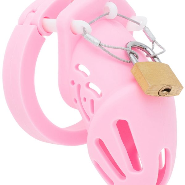 Pink Silicone Cage Short