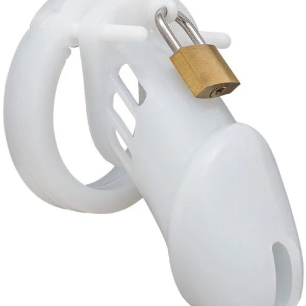 CH17000 Silicone Chastity Cage White